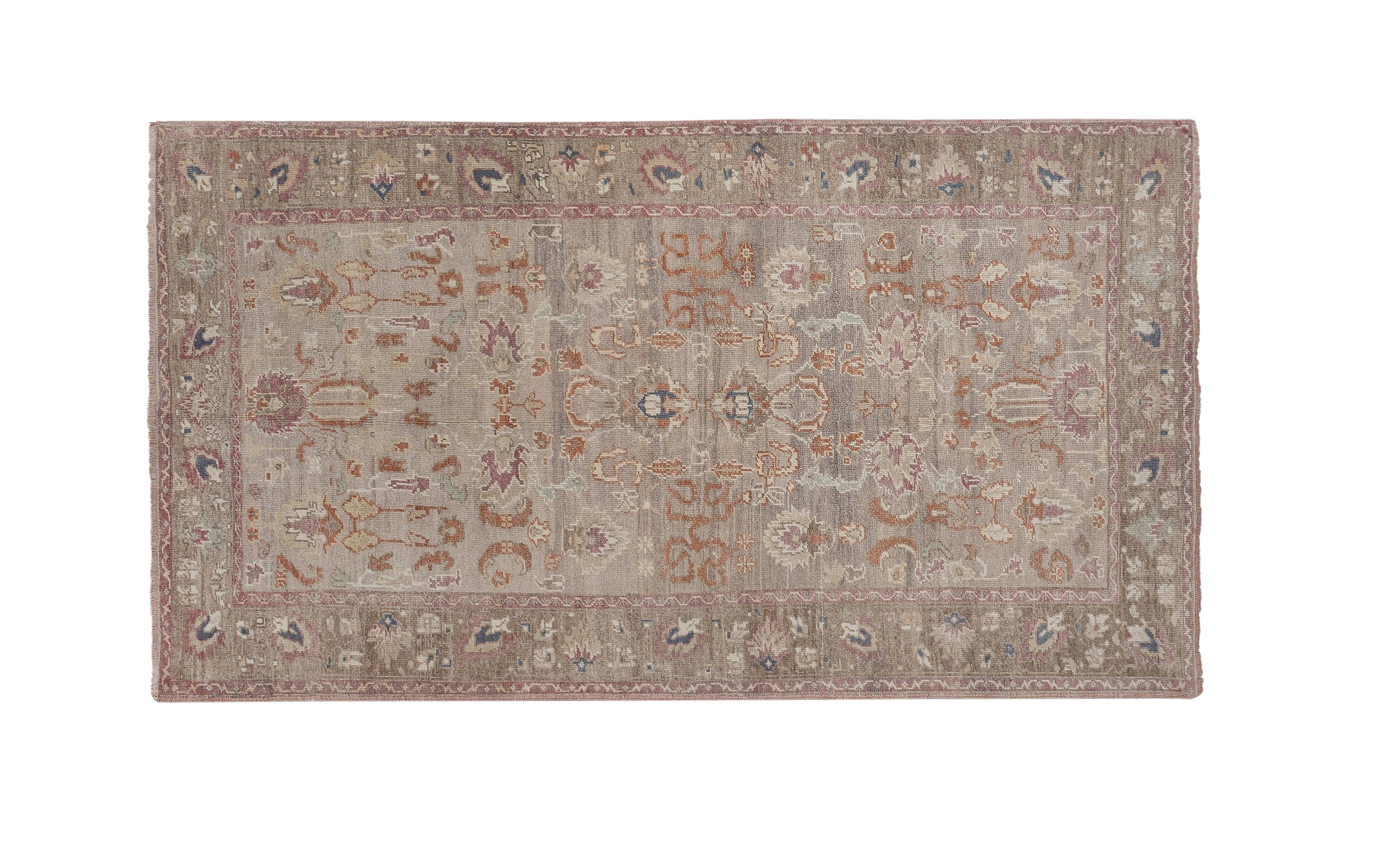 Vintage Turkish Karapinar Runner Rug 4'7'' x 8'3''