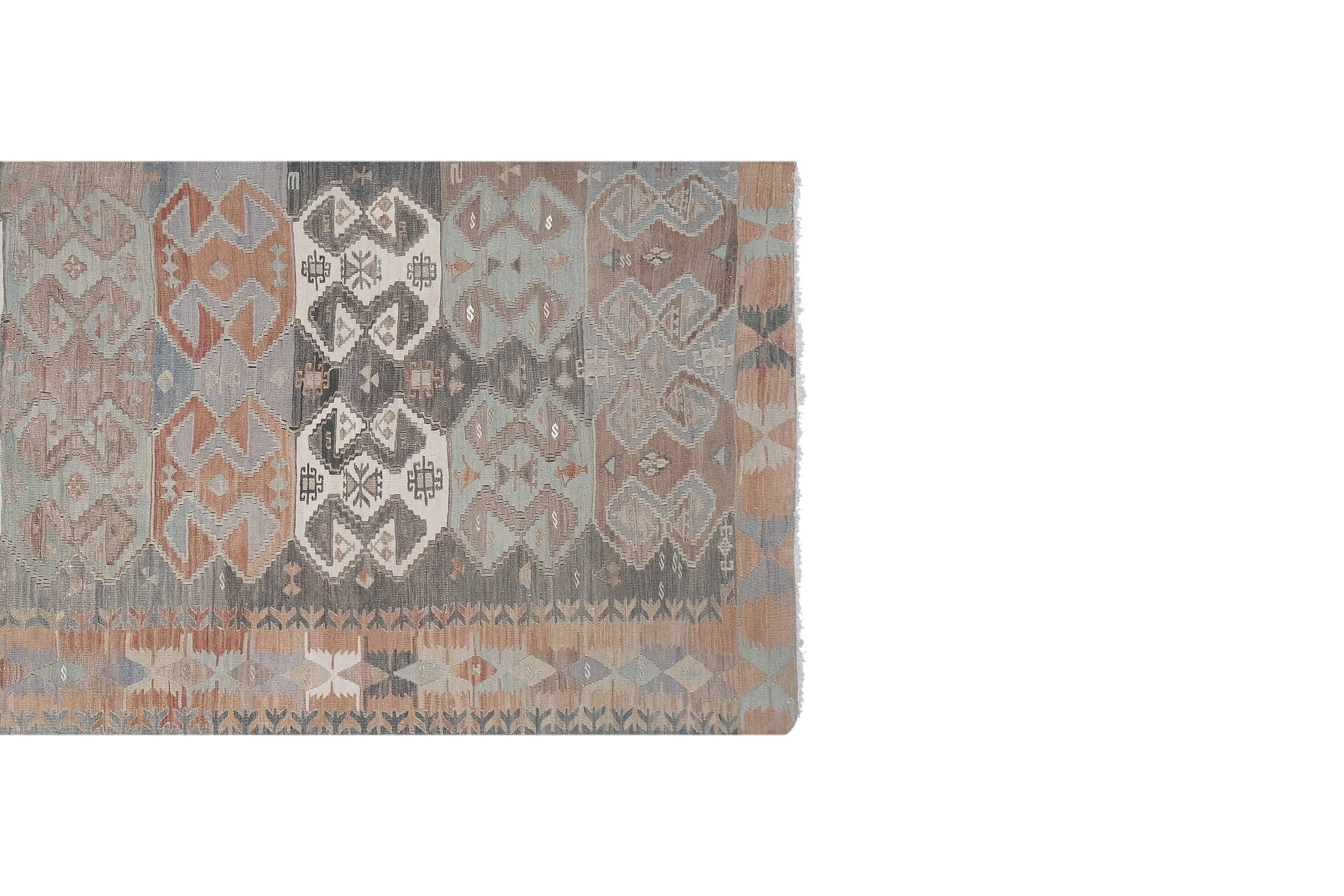 Vintage Kilim Runner 4' x 12'