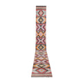 Vintage Turkish Kilim Runner 2'4'' x 21'6''