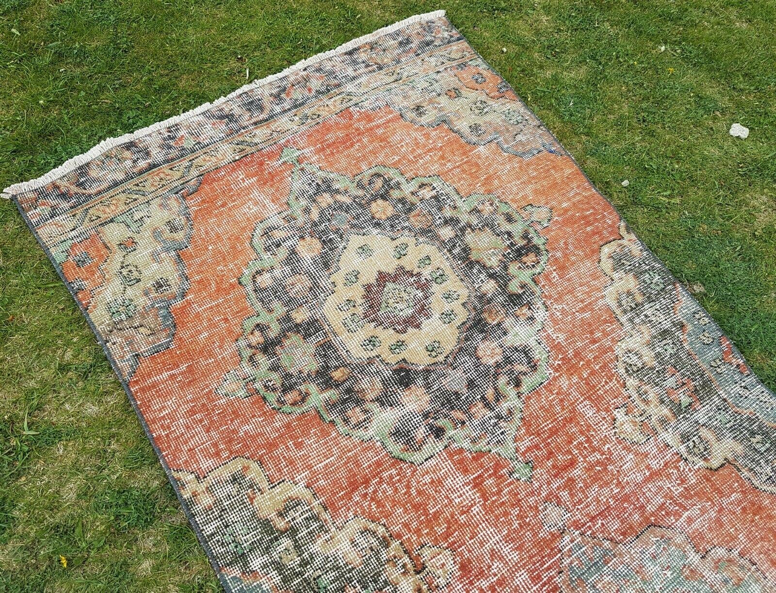 Vintage Turkish Runner Rug 2'11'' x 12'10''