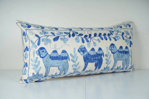 Camel Suzani Bedding Pillow Cover | 16'' x 35''