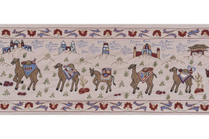 Hand-Embroidered Suzani Table Runner 1'9'' x 6'3''