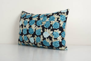 Uzbek Roller Printed Pillow Cover | 15'' x 22''