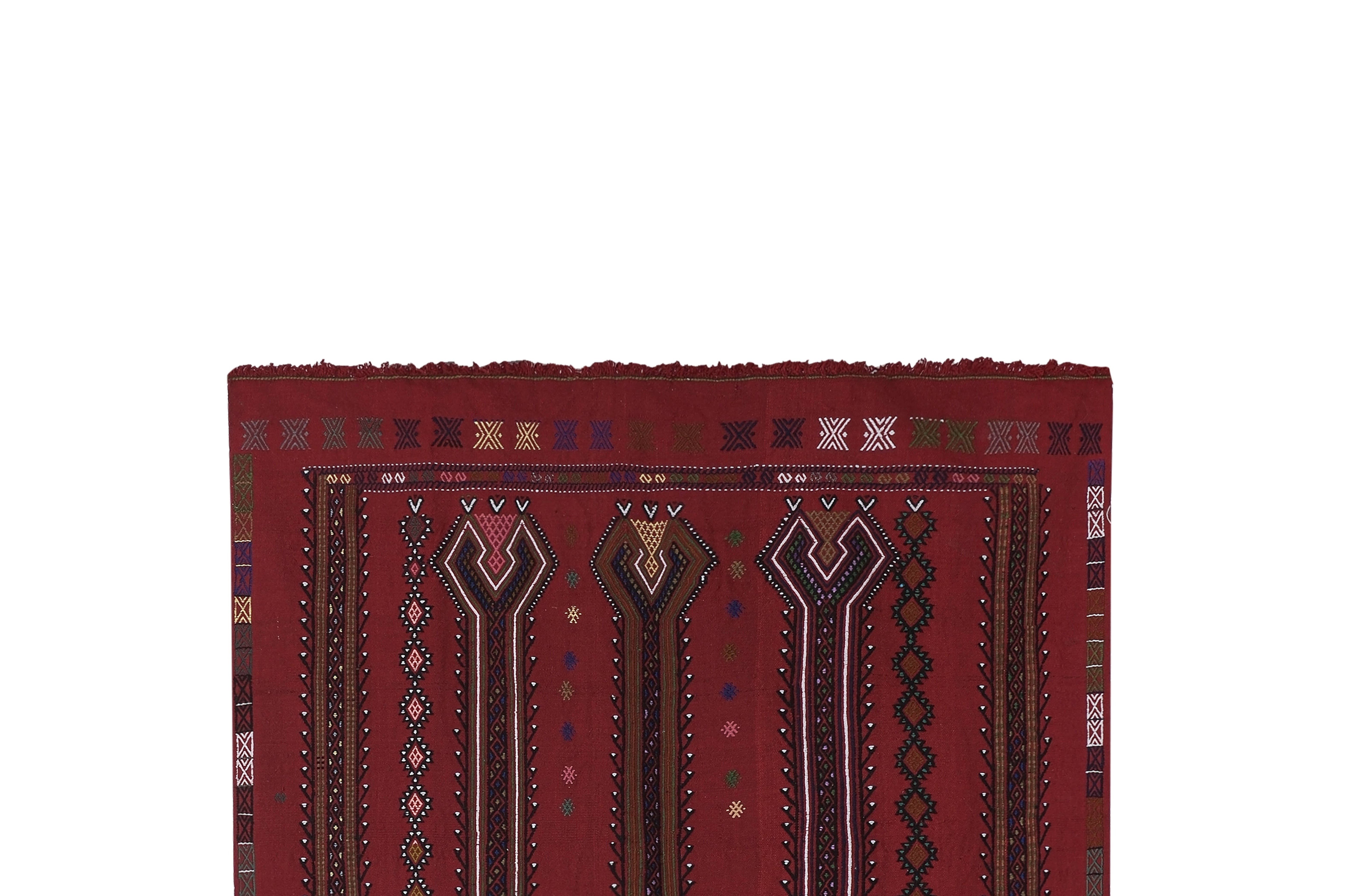 Vintage Turkish Kilim Rug 4'9'' x 7'7''
