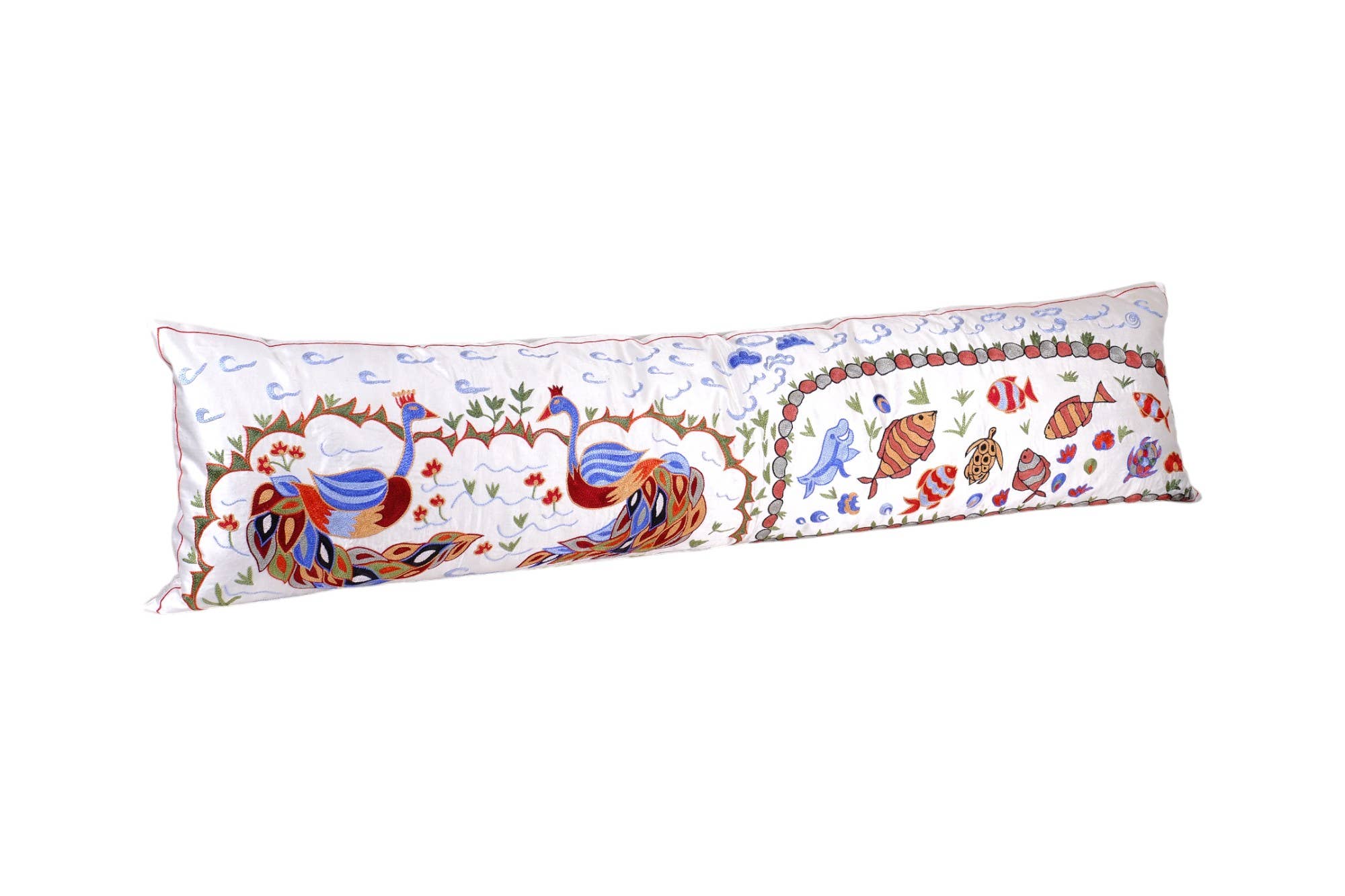 Horse Suzani Bedding Pillow Cover | 1'8'' x 6'5''