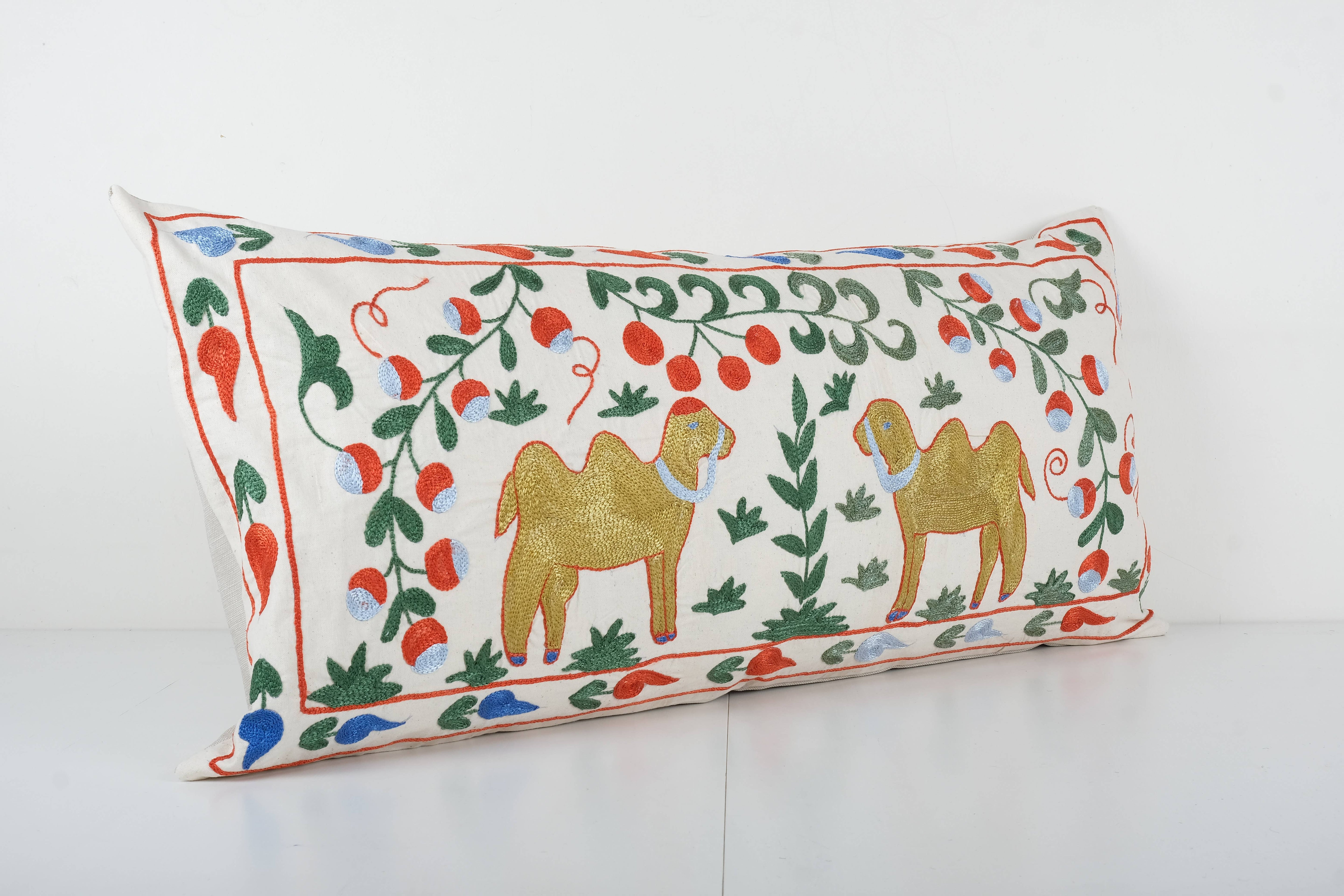 Suzani Bedding Pillow Cover | 18'' x 38''