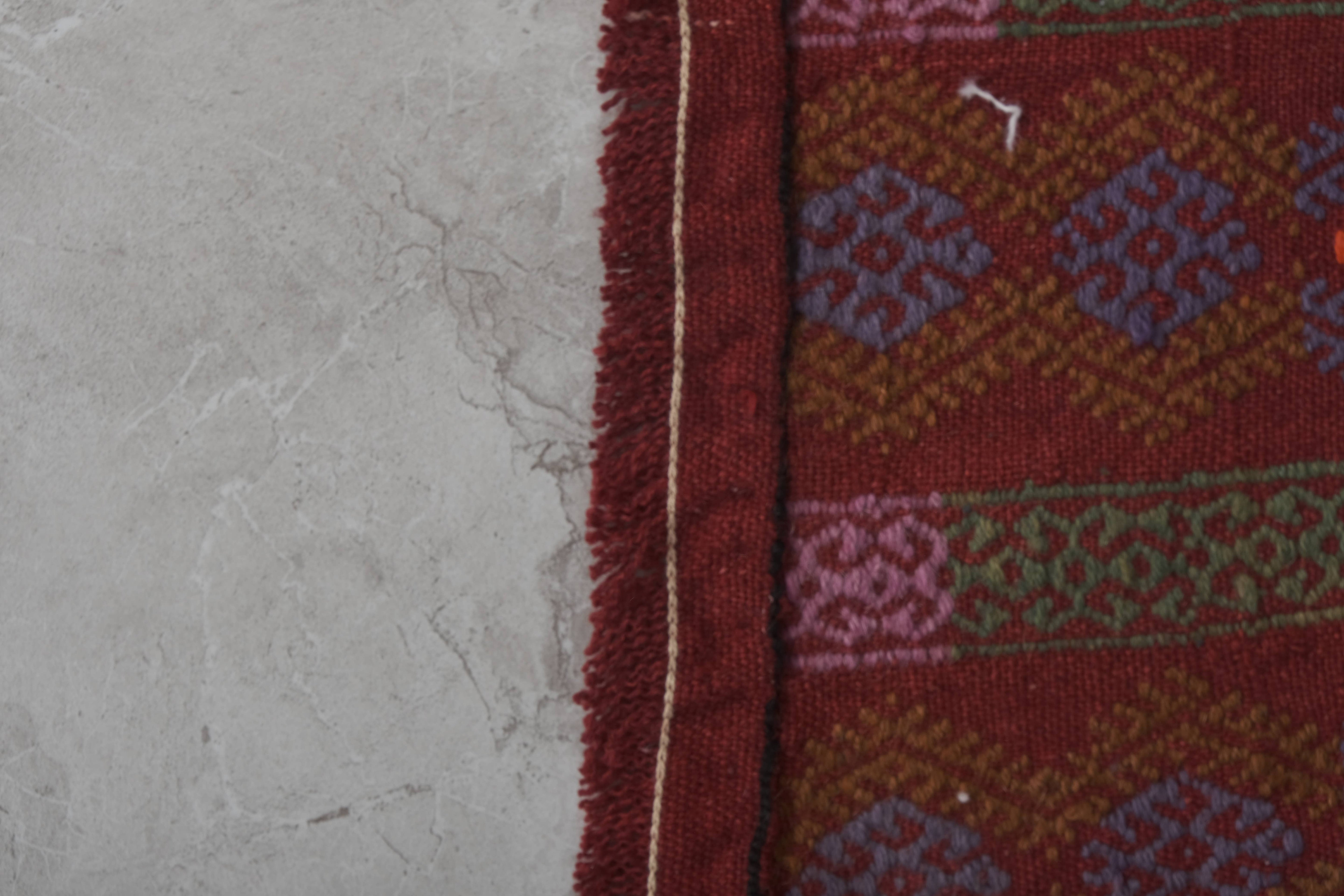 Vintage Kilim Runner 4' x 14'3''