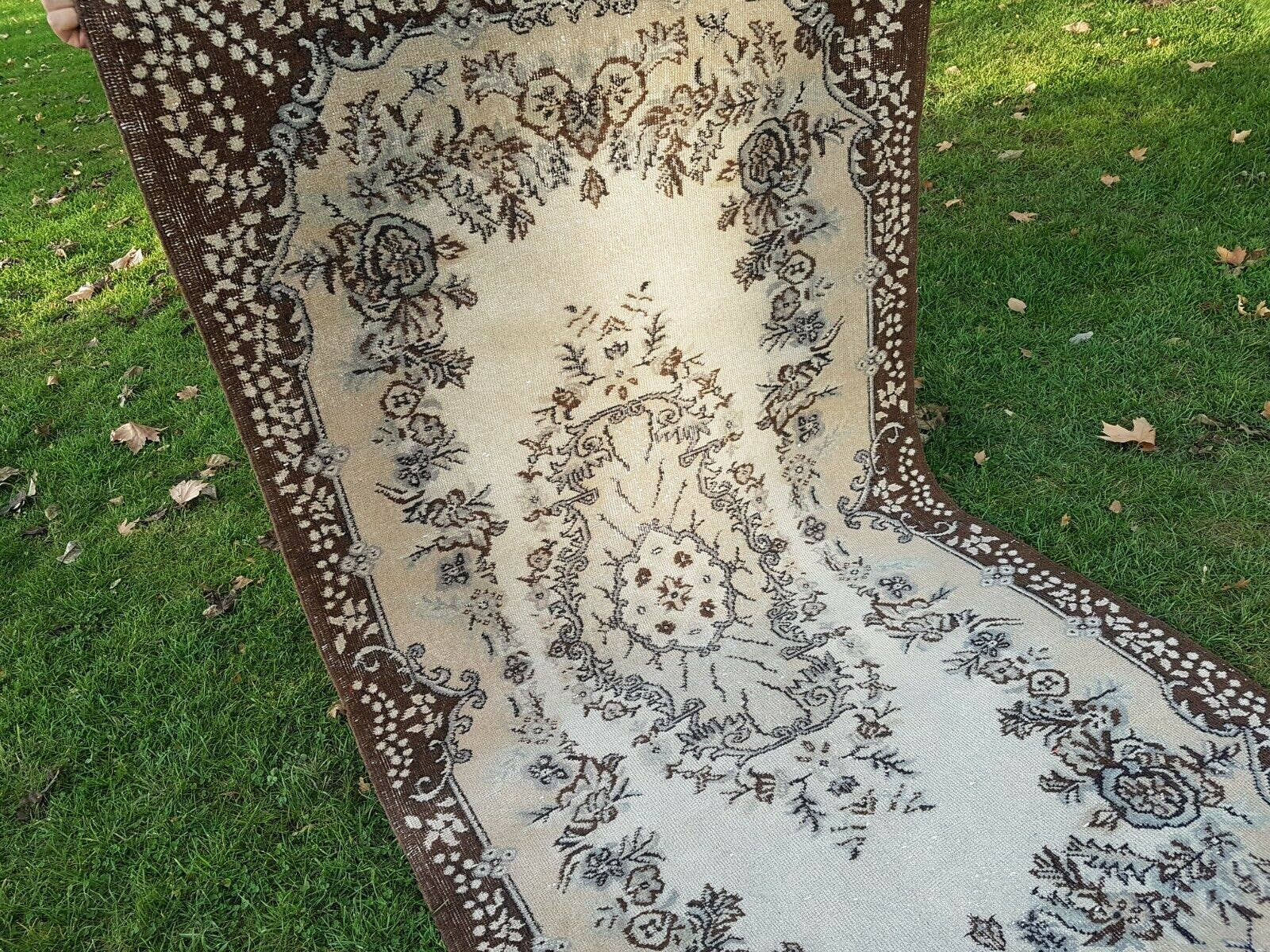 Vintage Turkish Anatolian Rug 3'10'' x 7'3''