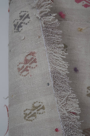 Vintage Turkish Kilim Rug 4'7'' x 8'5''