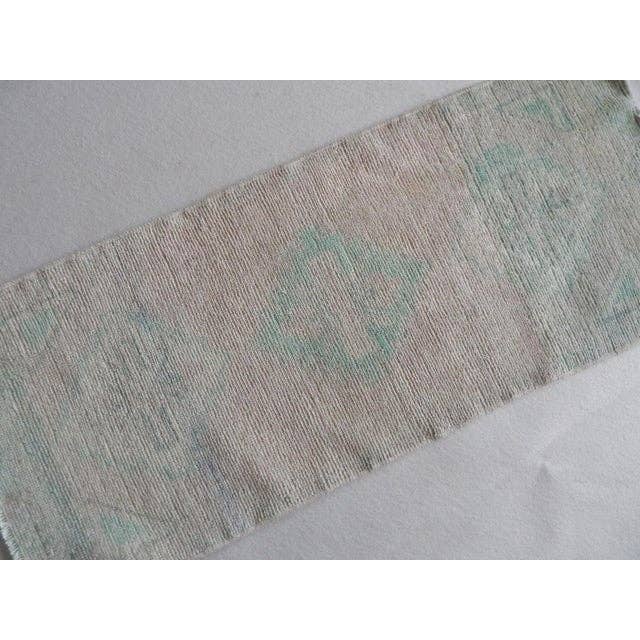 Vintage Turkish Rug 19'' x 44''