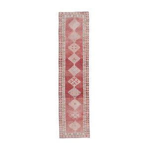 Vintage Herki Runner Rug 2'11'' x 12'4''