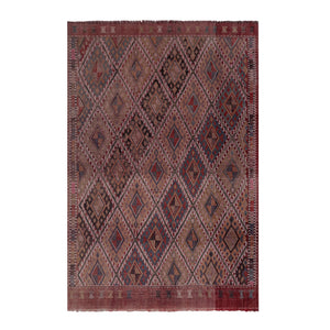 Vintage Turkish Kilim Rug 5'3'' x 7'9''