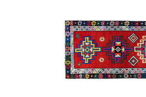 Vintage Herki Runner Rug 2'5'' x 12'1''
