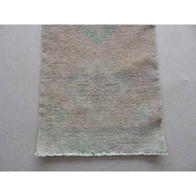 Vintage Turkish Rug 19'' x 44''