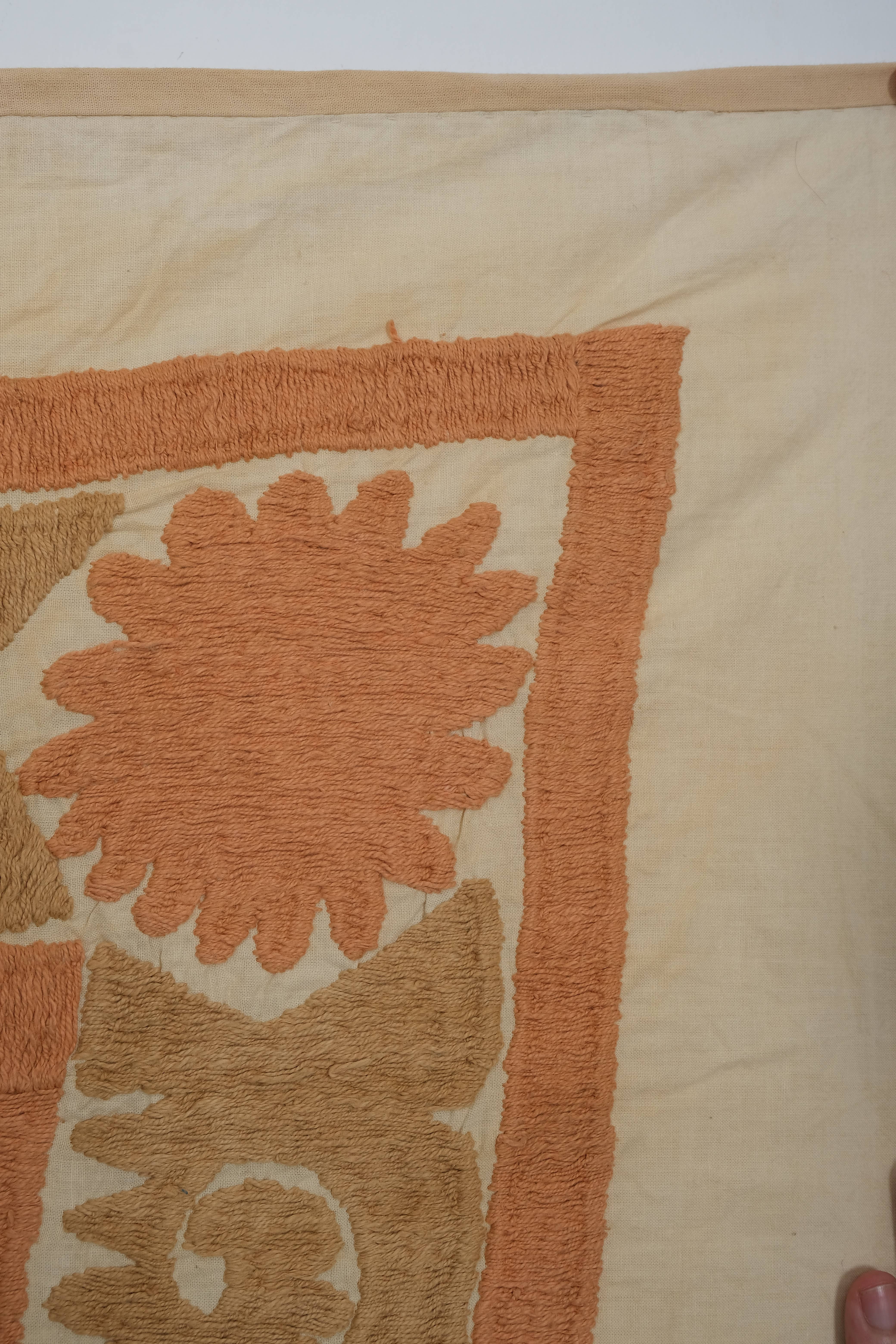 Suzani Wall Hanging & Bedspread | 5'5'' x 7'7''