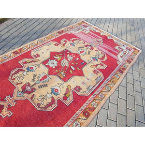 Vintage Turkish Rug 4'8'' x 8'11''