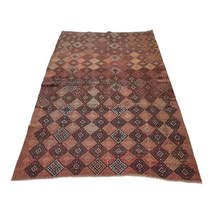 Vintage Turkish Soumac Rug 4'2'' x 6'3''