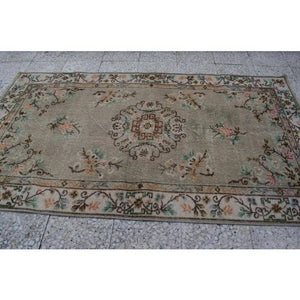 Vintage Oushak Rug 3'9'' x 6'10''