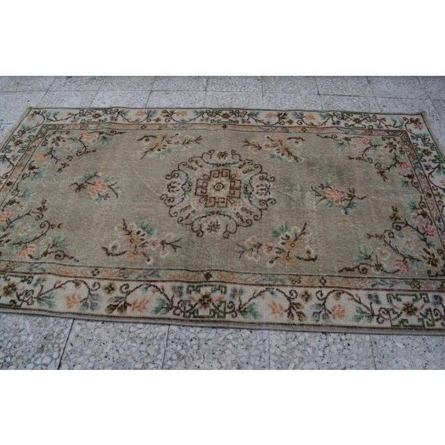 Vintage Oushak Rug 3'9'' x 6'10''
