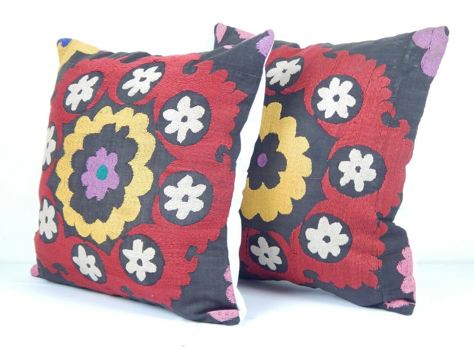 Suzani Pillow Cover Set of 2 | 16'' x 16''