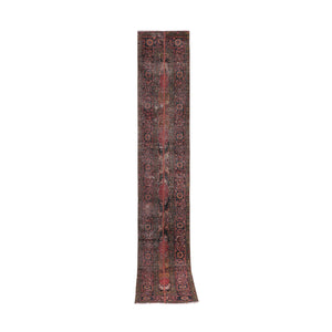 Vintage Turkish Runner Rug 2'1'' x 13'3''