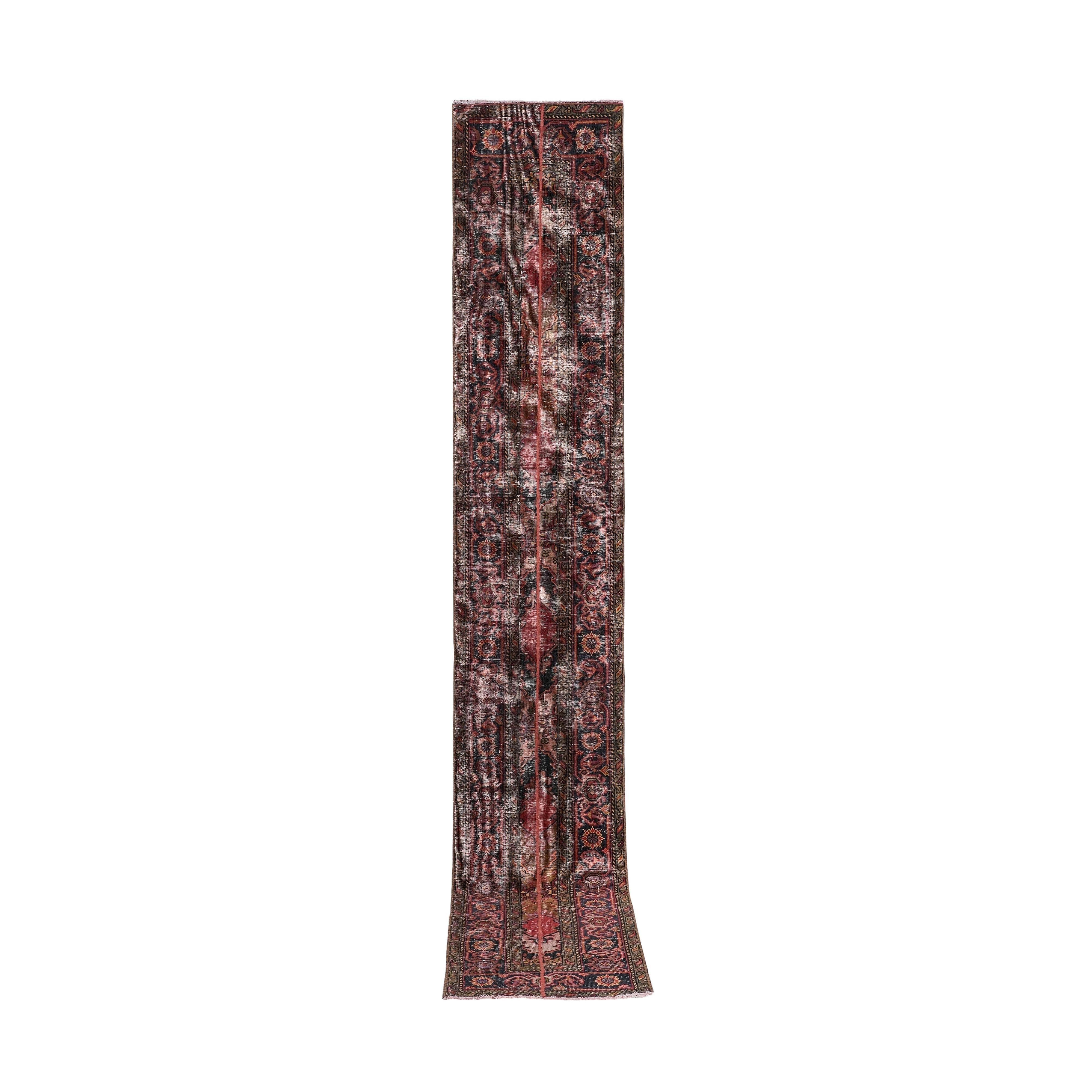 Vintage Turkish Runner Rug 2'1'' x 13'3''