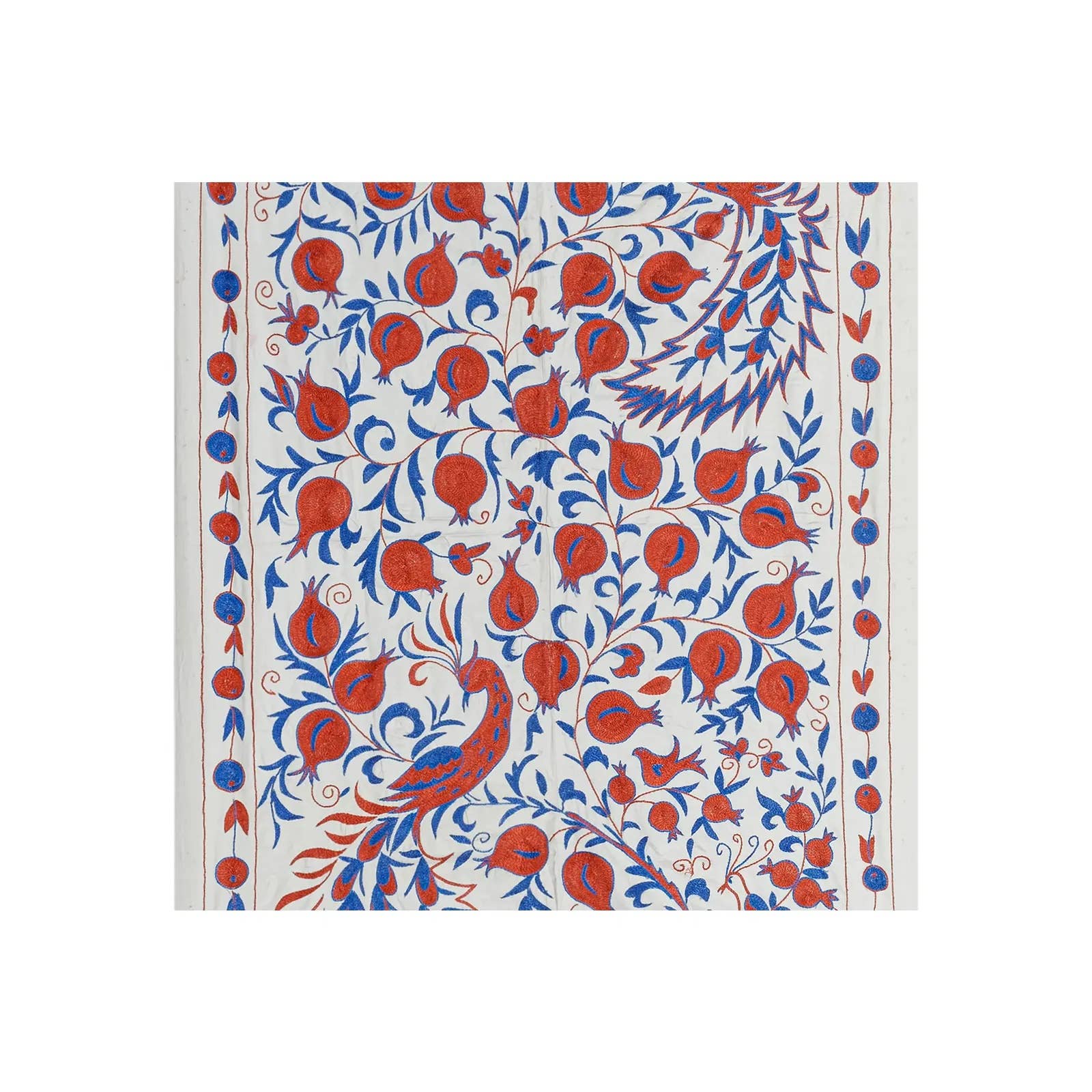 Silk Suzani Wall Hanging & Bedspread | 3'7'' x 6'2''