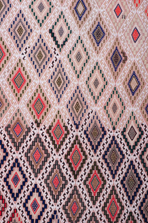 Vintage Turkish Kilim Rug 5'10'' x 9'7''