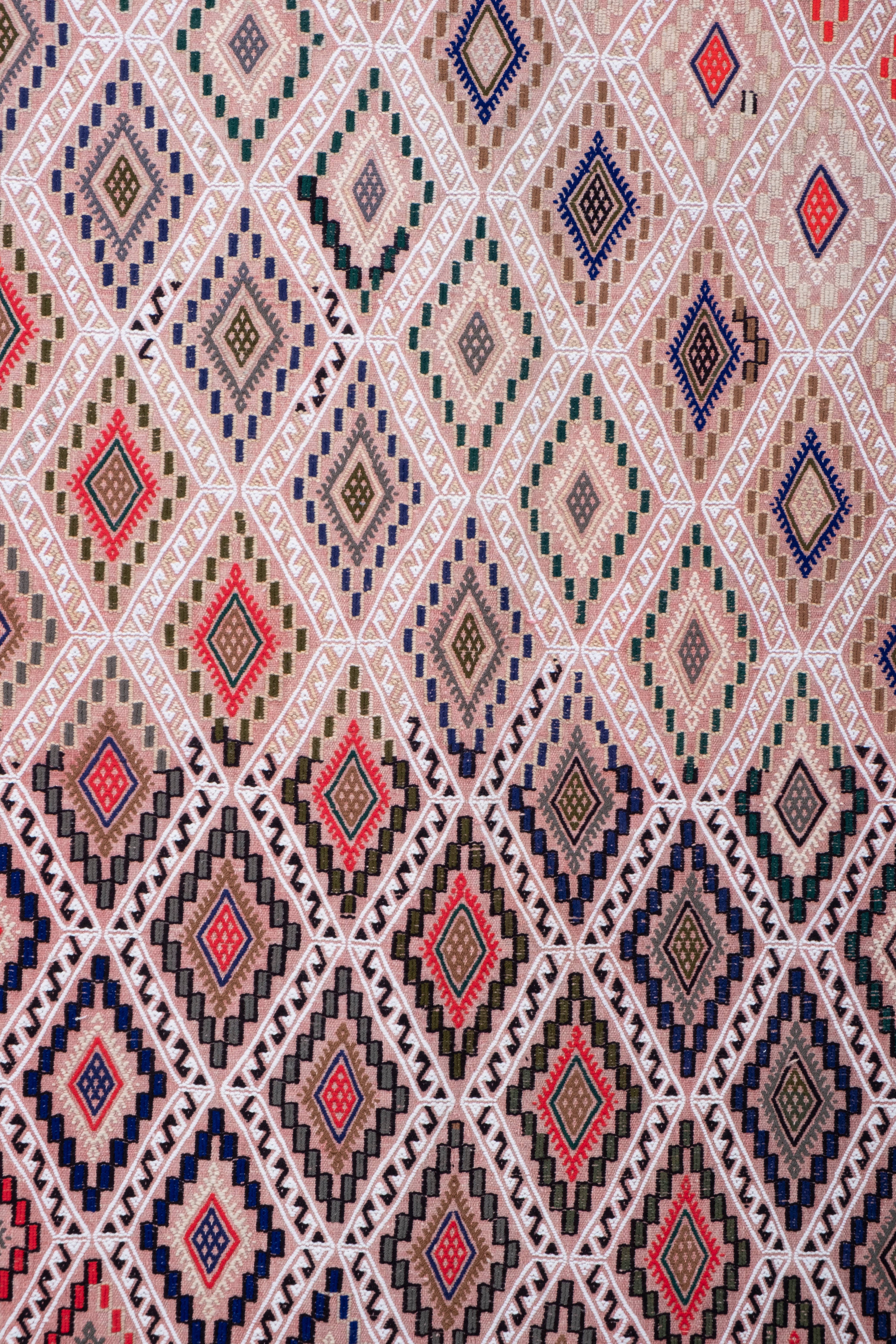 Vintage Turkish Kilim Rug 5'10'' x 9'7''