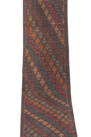 Vintage Kilim Runner 2'2'' x 14'