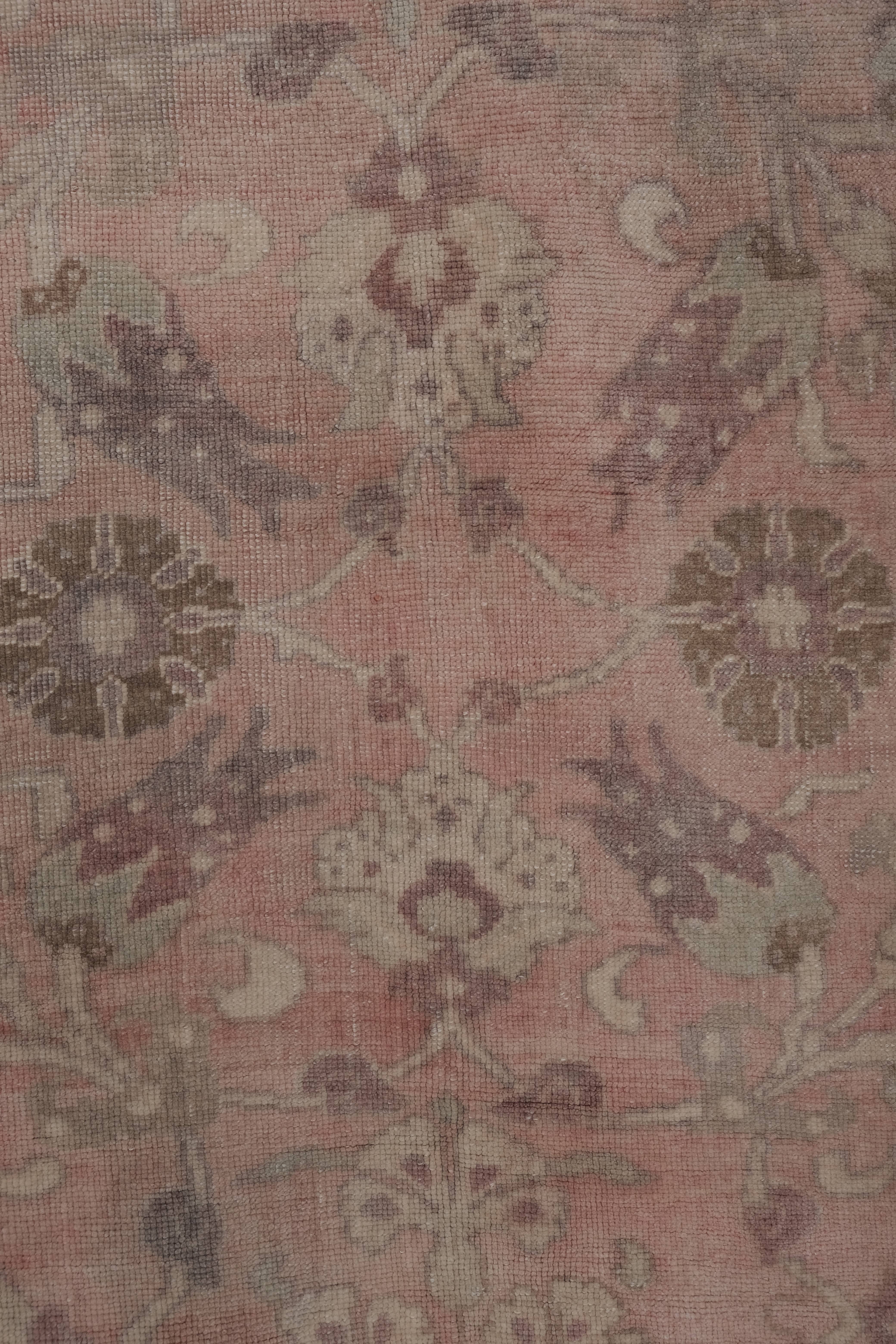 Vintage Turkish Karapinar Rug 4'7'' x 7'8''