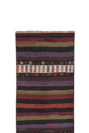Vintage Kilim Runner 2' x 25'4''