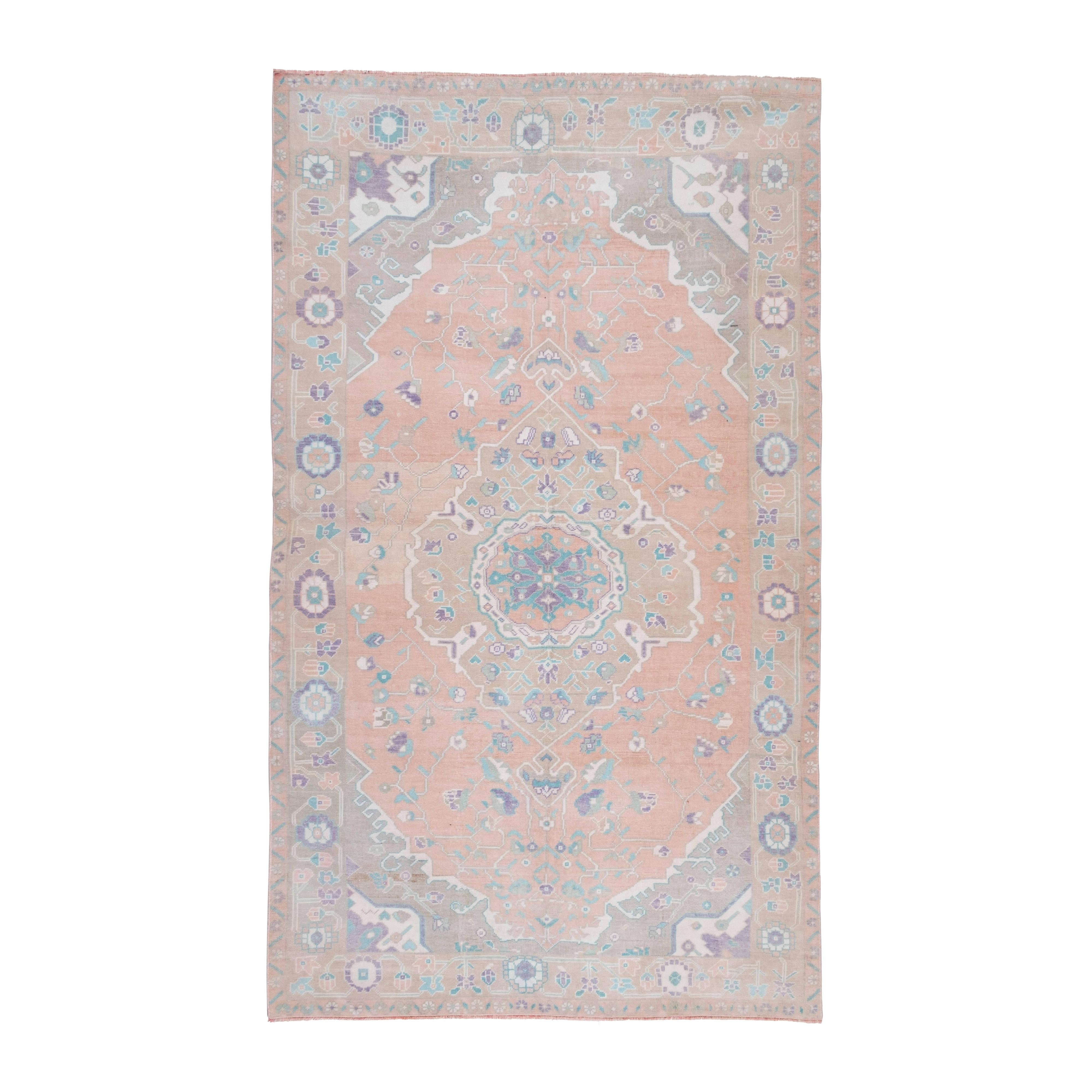 Vintage Oushak Rug 5'8'' x 9'11''