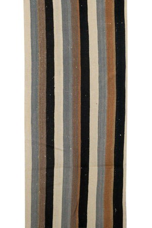 Vintage Turkish Kilim Runner 1'10'' x 25'3''