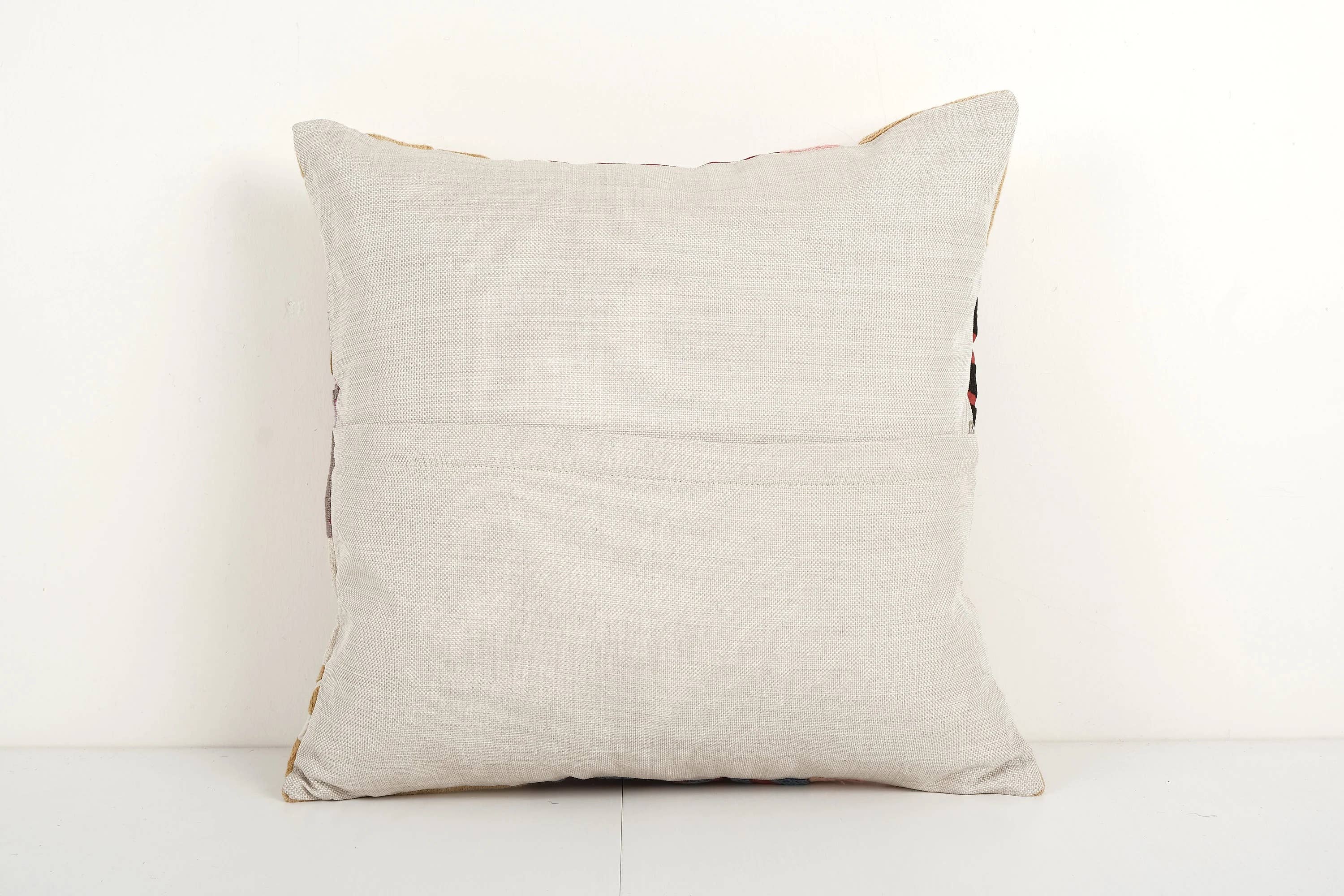 Suzani Patchwork Pillow Cover | 18'' x 18''