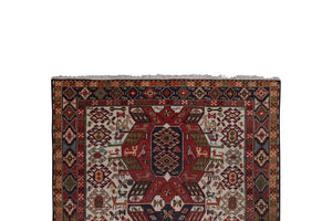 Vintage Soumac Kilim Rug 4' x 6'4''