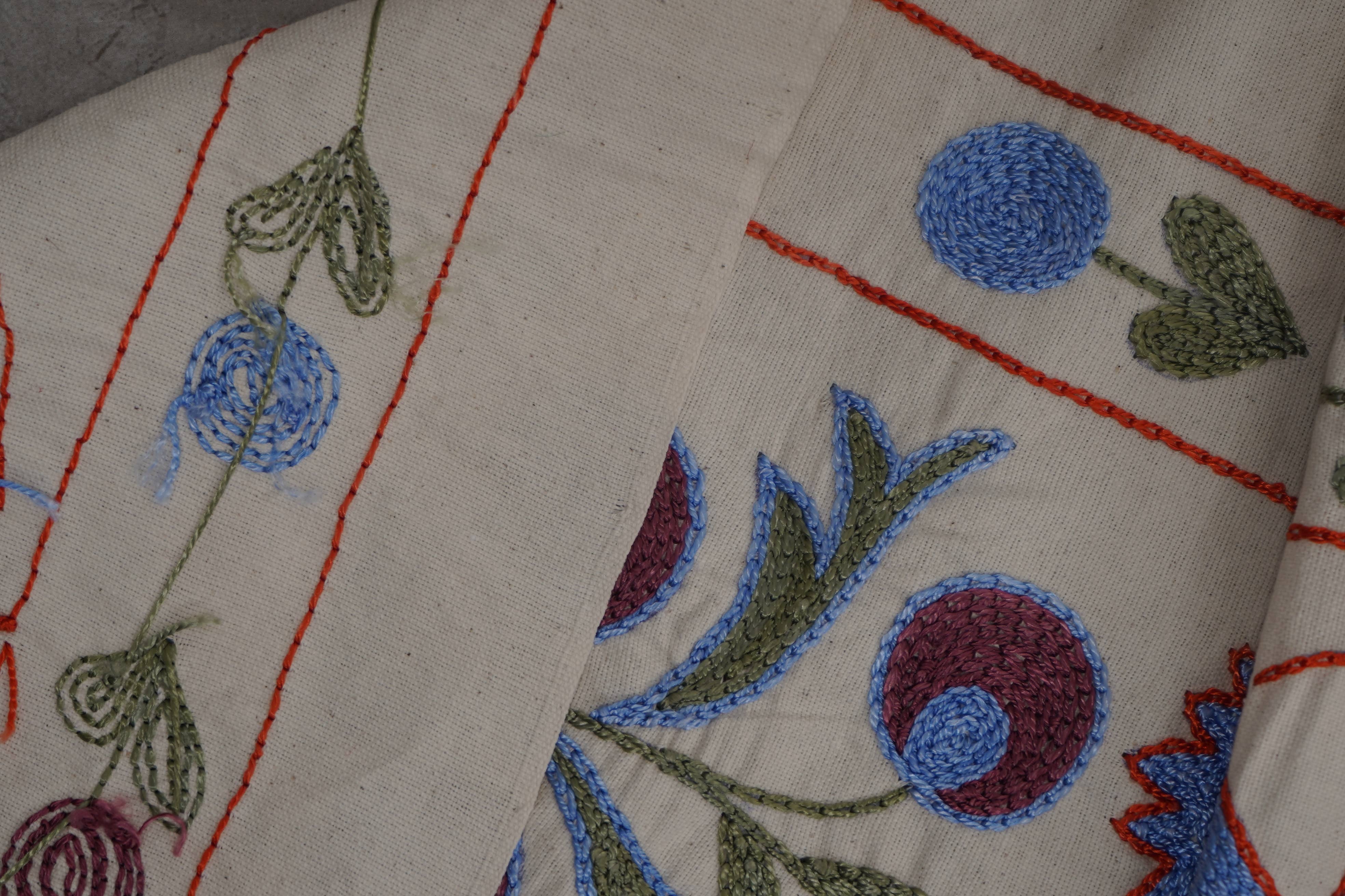 Bird Suzani Wall Hanging & Tablecloth | 18'' x 37''