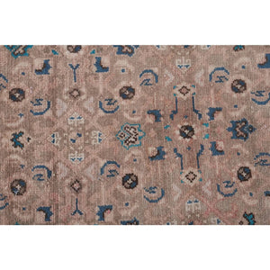Vintage Caucasian Runner Rug 3'2'' x 13'7''