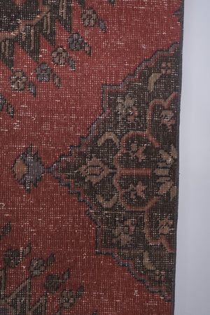 Vintage Turkish Runner Rug 3'4'' x 13'3''