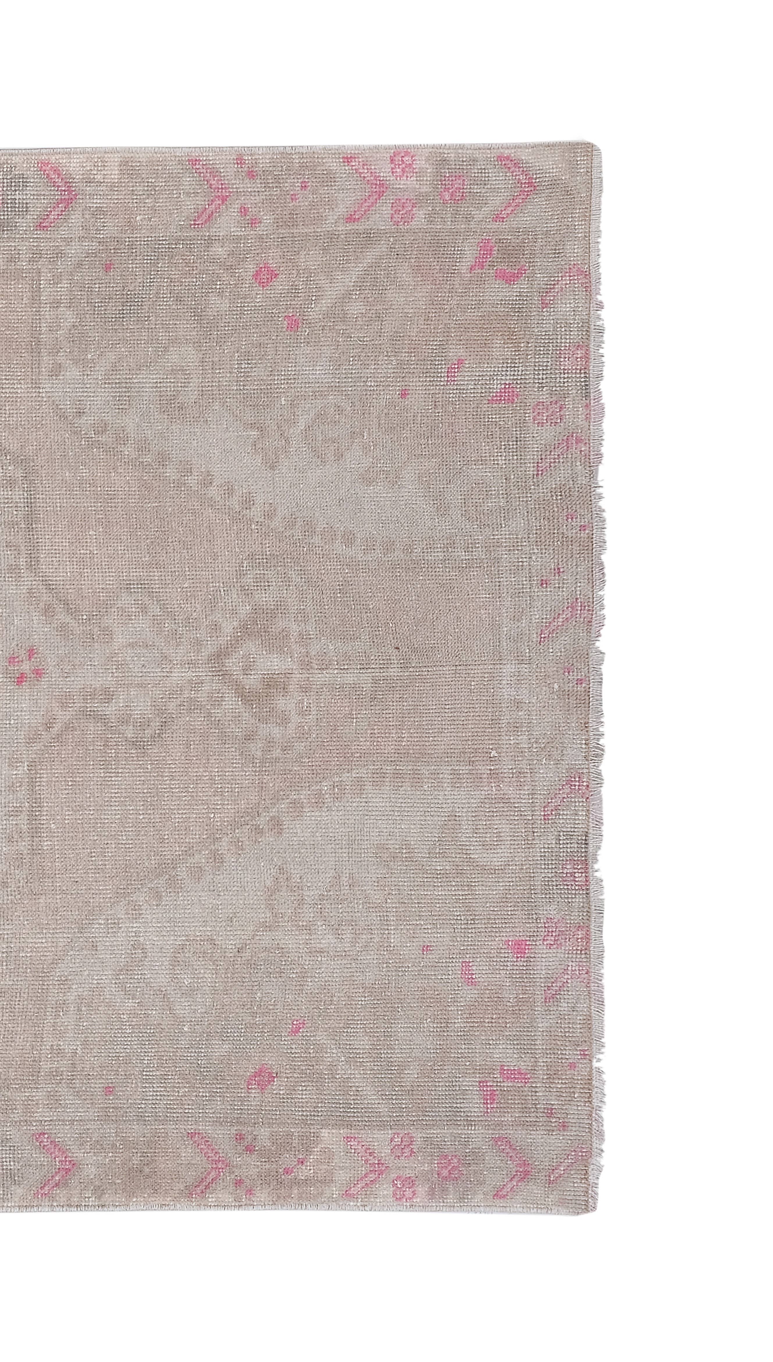 Vintage Oushak Rug 4'1'' x 7'1''