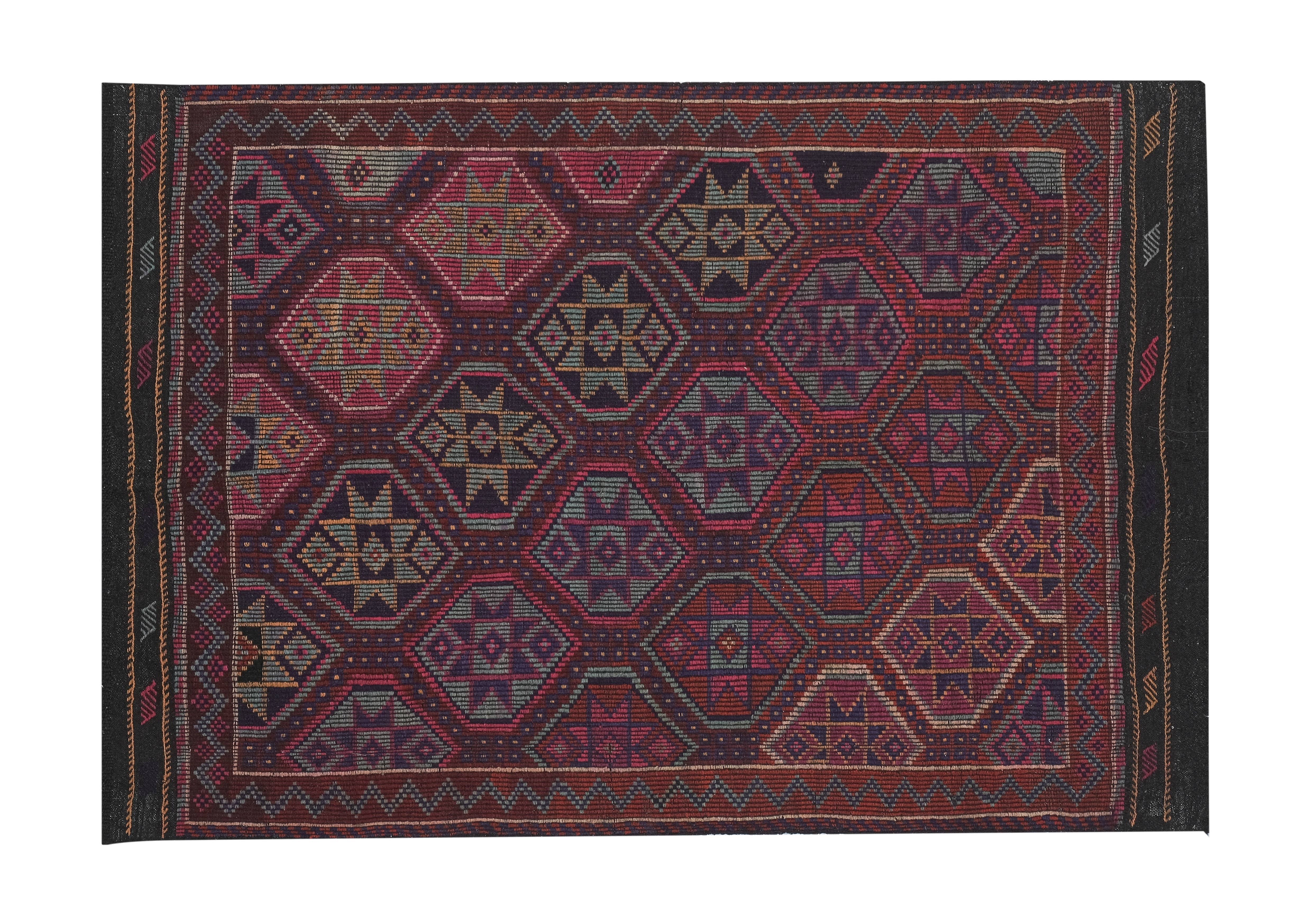 Vintage Turkish Kilim Rug 5'9'' x 8'3''