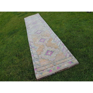 Vintage Herki Runner Rug 2'7'' x 11'10''