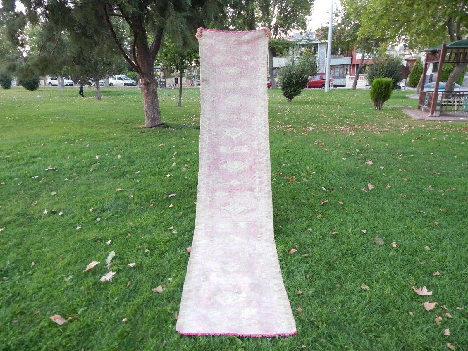 Vintage Herki Kilim Runner 2'6'' x 10'4''