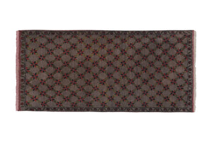 Vintage Turkish Shaggy Rug 3'9'' x 8'
