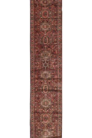 Vintage Caucasian Runner Rug 2'9'' x 12'7''
