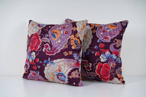 Uzbek Roller Printed Pillow Cover Set of 2 | 18'' x 20''