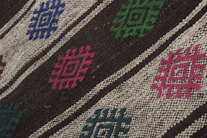 Vintage Turkish Kilim Runner 2'1'' x 6'6''
