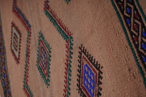 Vintage Turkish Jajim Runner 1'7'' x 12'6''