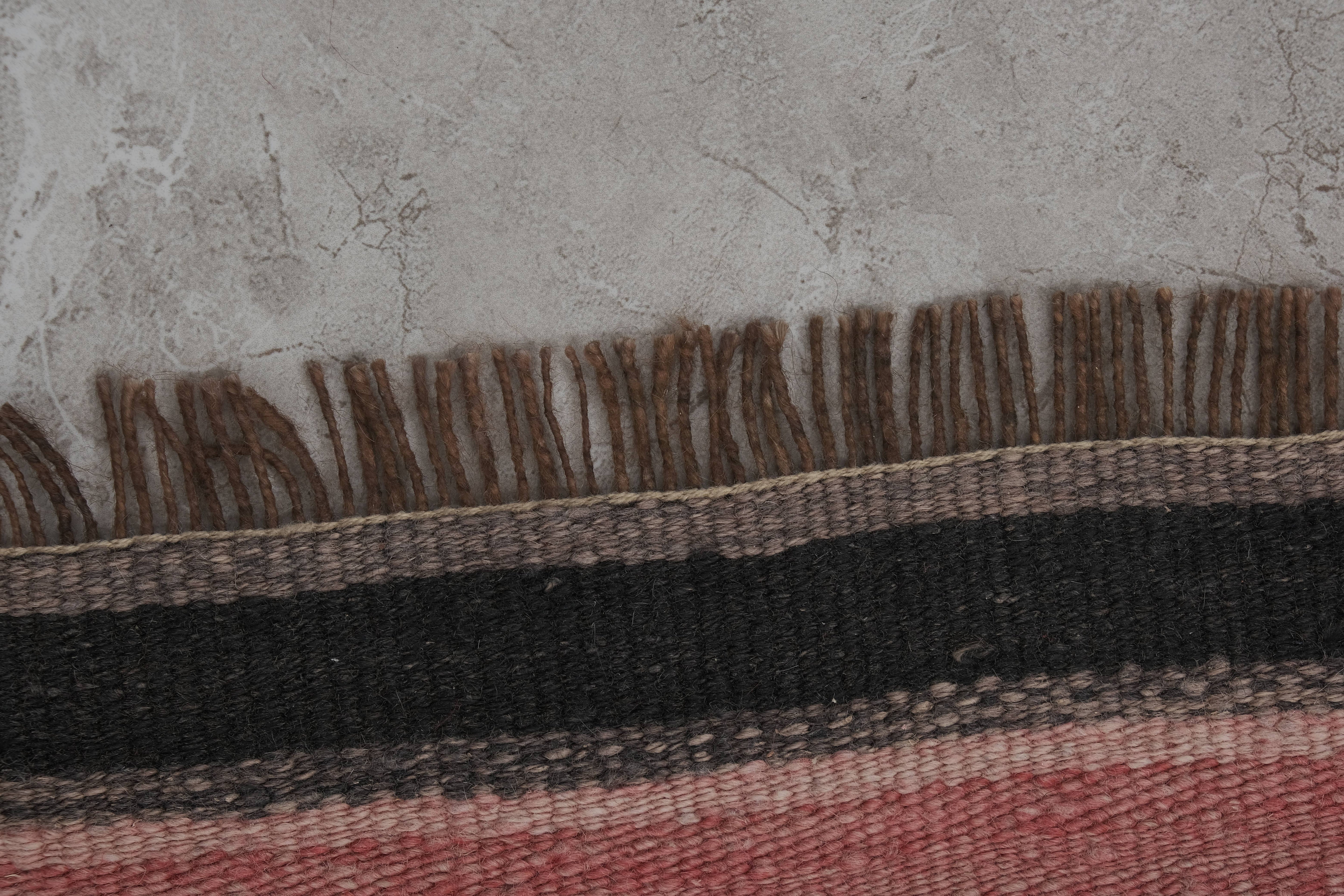 Vintage Turkish Kilim Runner 2'8'' x 24'8''