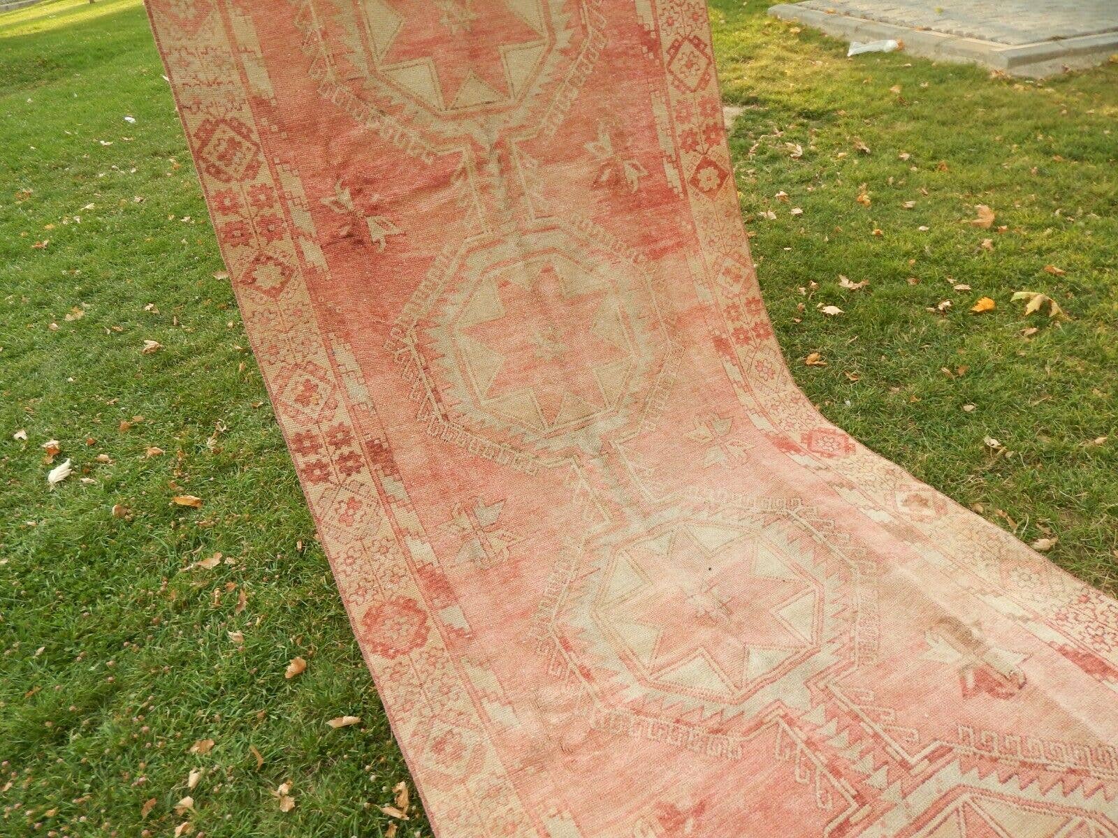 Vintage Oushak Rug 4'6'' x 12'8''